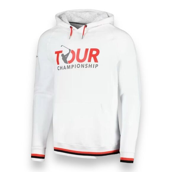 Barstool Other - TOUR Hoodie Mens S White Championship Barstool Sports Golf Raglan Pullover Red